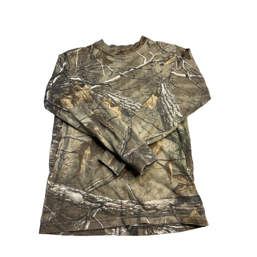 Game‎ Winner Long Sleeve Camo Shirt Youth Small Hunting Fishing Outdoor